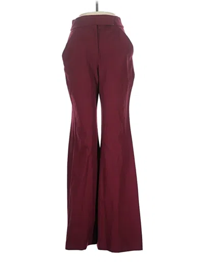 Pre-owned Express Dress Pants In Burgundy