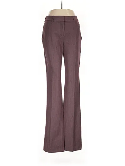 Pre-owned Express Dress Pants In Burgundy
