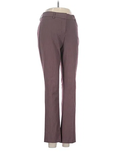 Pre-owned Express Dress Pants In Burgundy