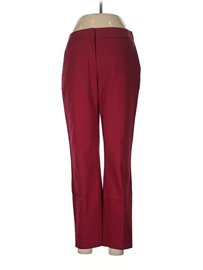Pre-owned Express Dress Pants In Burgundy