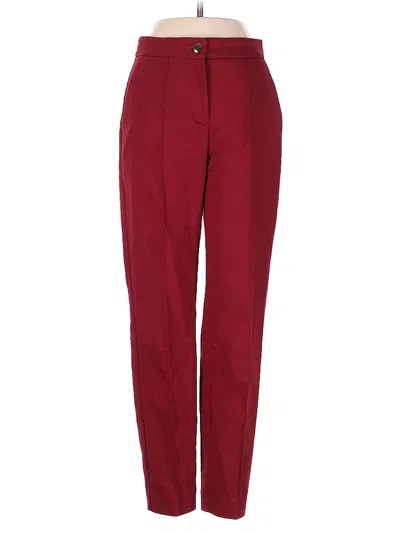 Pre-owned Express Dress Pants In Burgundy