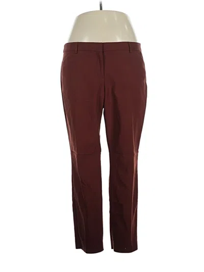 Pre-owned Express Dress Pants In Burgundy
