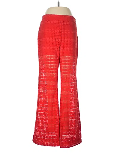 Pre-owned Express Dress Pants In Red