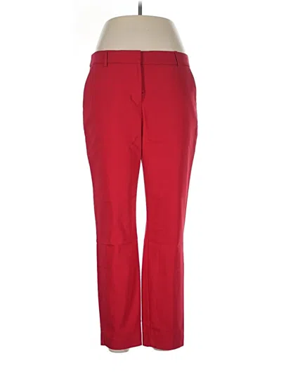 Pre-owned Express Dress Pants In Red