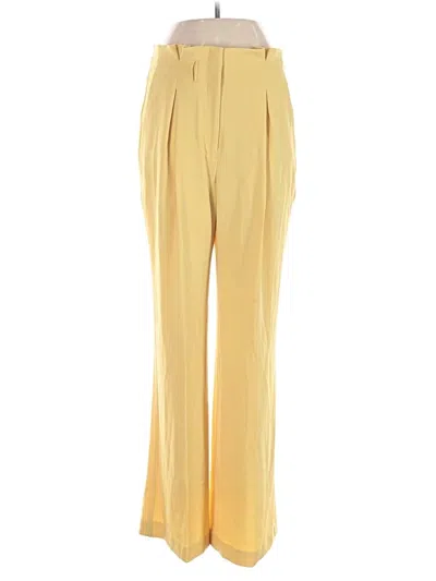 Pre-owned Express Dress Pants In Yellow