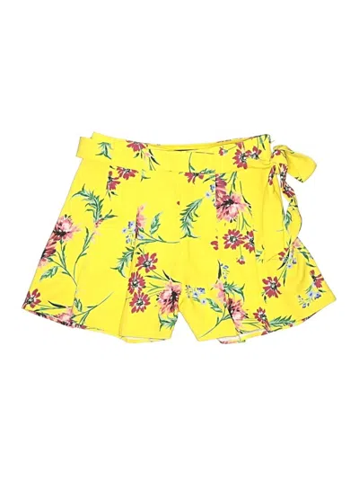 Pre-owned Express Dressy Shorts In Yellow