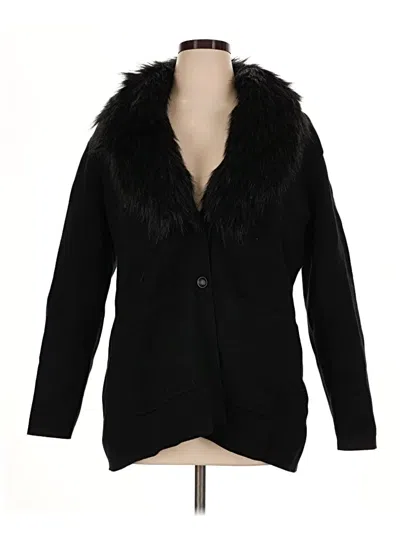 Express Faux Fur Jacket In Black