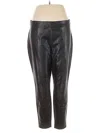 Express Faux Leather Pants In Black