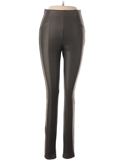 Pre-owned Express Faux Leather Pants In Brown