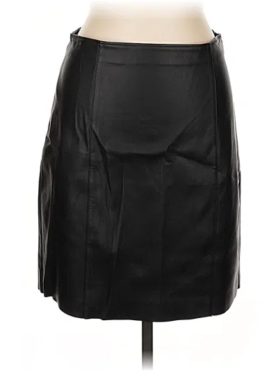 Express Faux Leather Skirt In Black