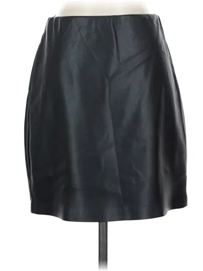 Express Faux Leather Skirt In Black