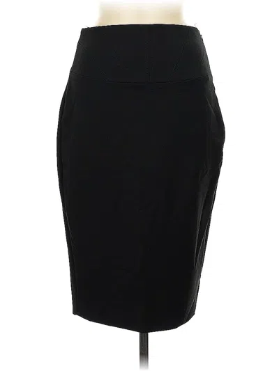 Pre-owned Express Formal Skirt In Black