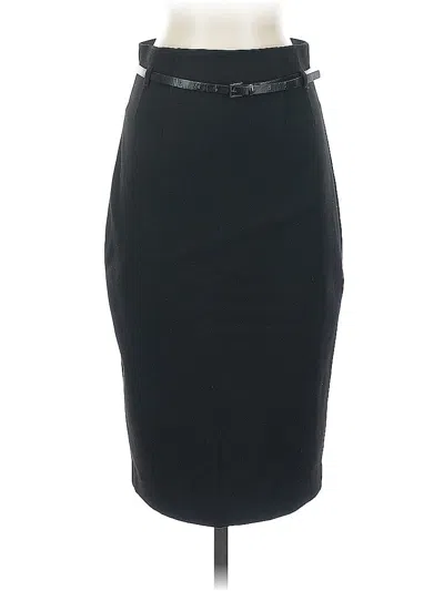 Pre-owned Express Formal Skirt In Black