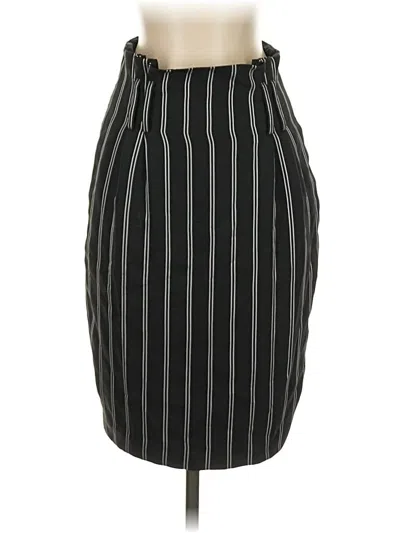 Pre-owned Express Formal Skirt In Black