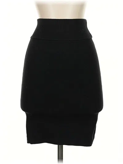 Pre-owned Express Formal Skirt In Black