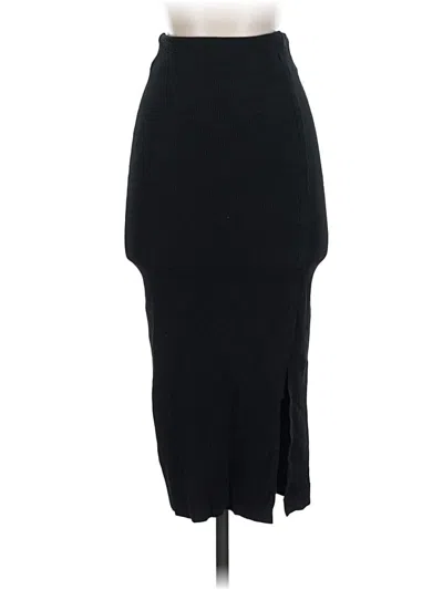 Pre-owned Express Formal Skirt In Black