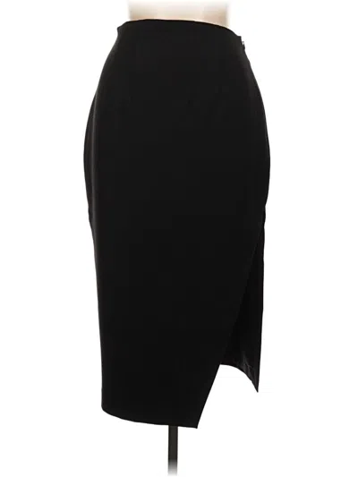 Pre-owned Express Formal Skirt In Black