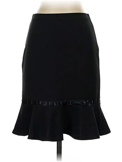 Pre-owned Express Formal Skirt In Black