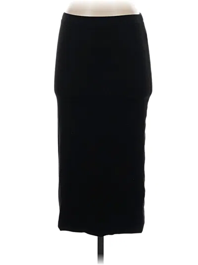 Pre-owned Express Formal Skirt In Black