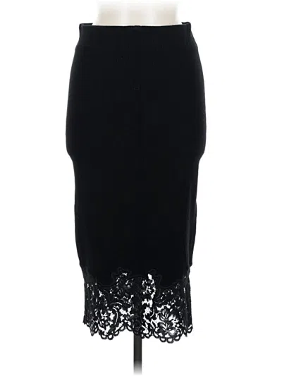Pre-owned Express Formal Skirt In Black