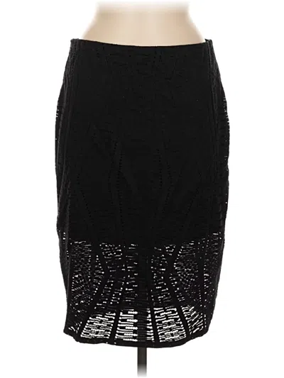 Pre-owned Express Formal Skirt In Black