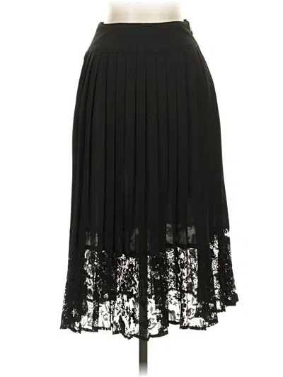 Pre-owned Express Formal Skirt In Black