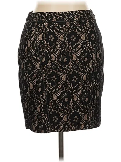 Pre-owned Express Formal Skirt In Black