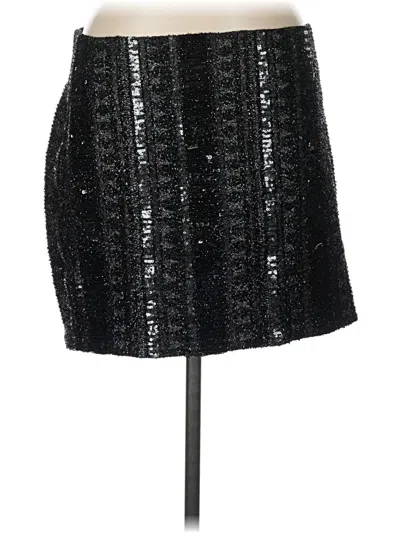 Pre-owned Express Formal Skirt In Black