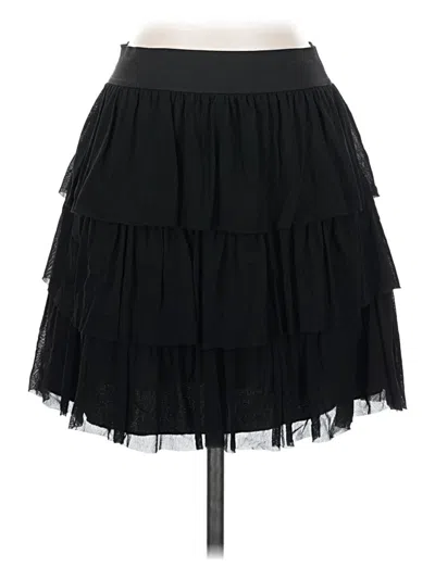 Pre-owned Express Formal Skirt In Black