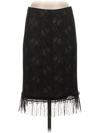 Pre-owned Express Formal Skirt In Black