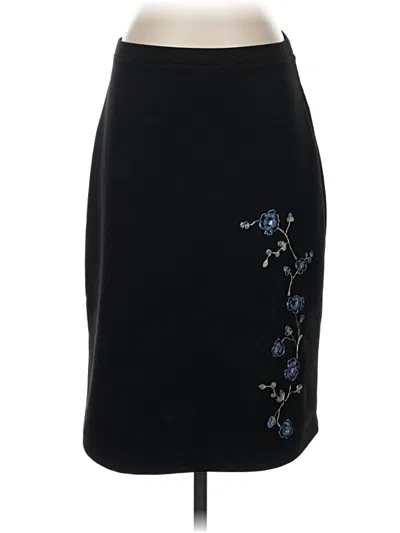 Pre-owned Express Formal Skirt In Black