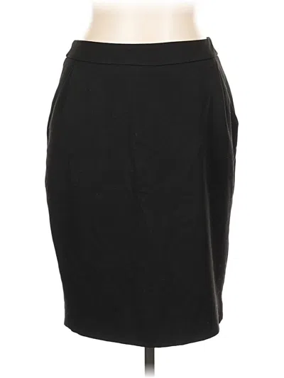 Pre-owned Express Formal Skirt In Black