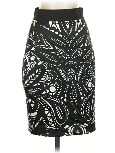 Pre-owned Express Formal Skirt In Black