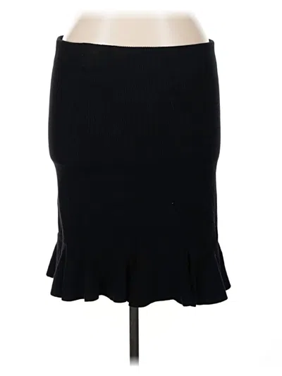 Pre-owned Express Formal Skirt In Black