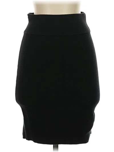 Pre-owned Express Formal Skirt In Black