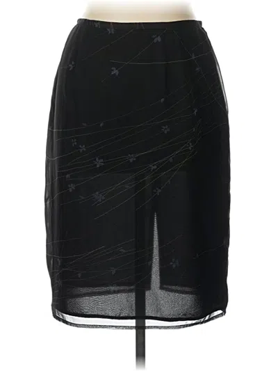 Pre-owned Express Formal Skirt In Black