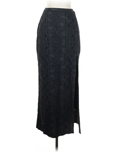Pre-owned Express Formal Skirt In Black