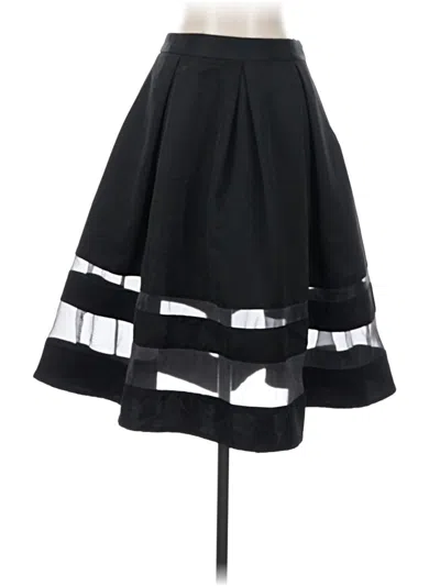 Pre-owned Express Formal Skirt In Black