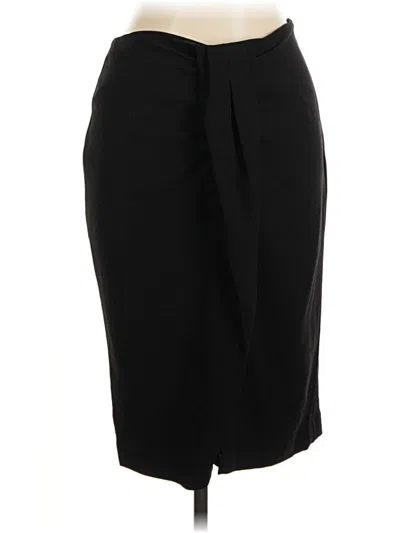 Pre-owned Express Formal Skirt In Black