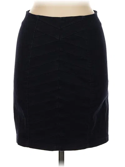 Pre-owned Express Formal Skirt In Black