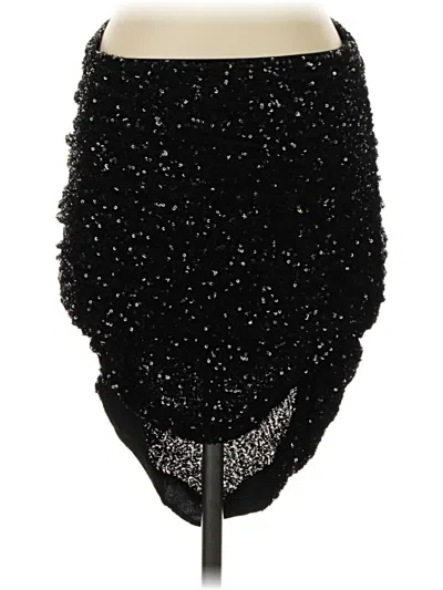 Pre-owned Express Formal Skirt In Black