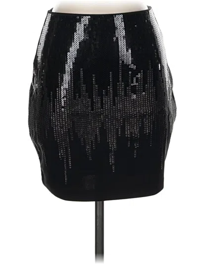 Pre-owned Express Formal Skirt In Black