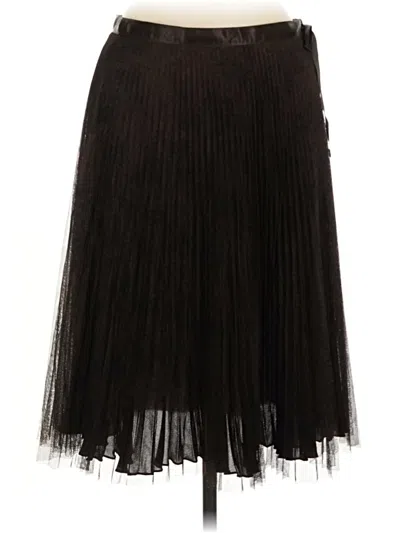 Pre-owned Express Formal Skirt In Black