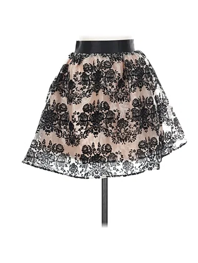 Pre-owned Express Formal Skirt In Black