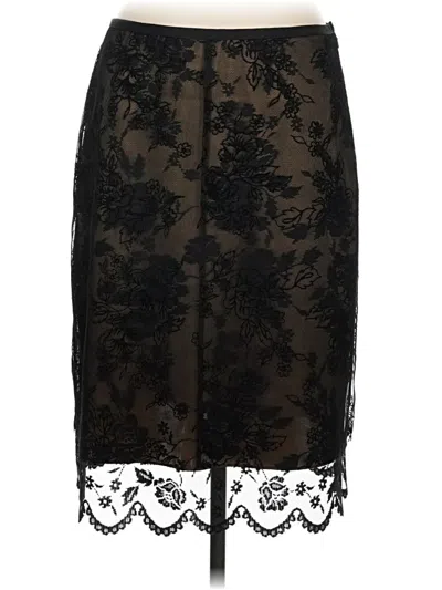 Pre-owned Express Formal Skirt In Black