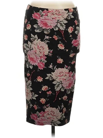 Pre-owned Express Formal Skirt In Black