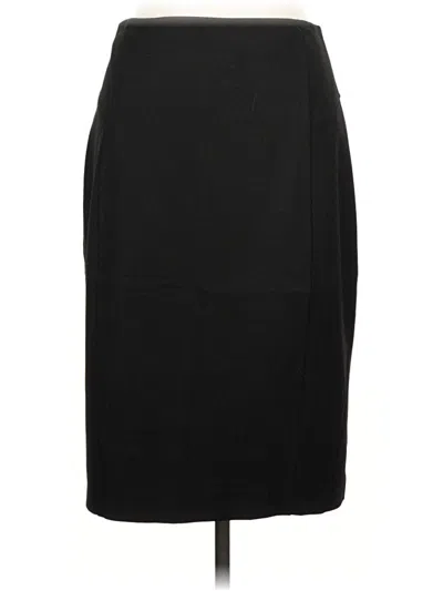 Pre-owned Express Formal Skirt In Black