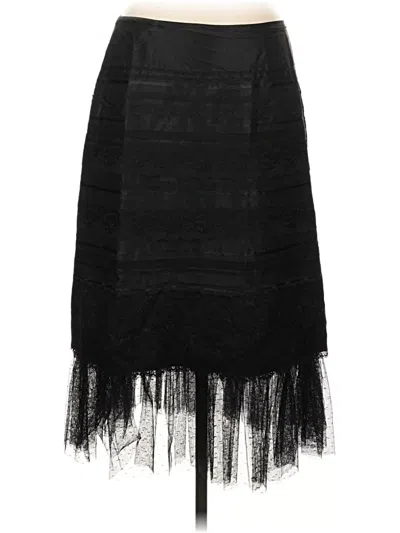 Pre-owned Express Formal Skirt In Black