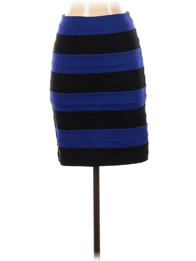 Pre-owned Express Formal Skirt In Blue