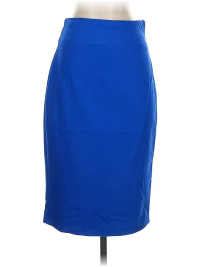 Pre-owned Express Formal Skirt In Blue